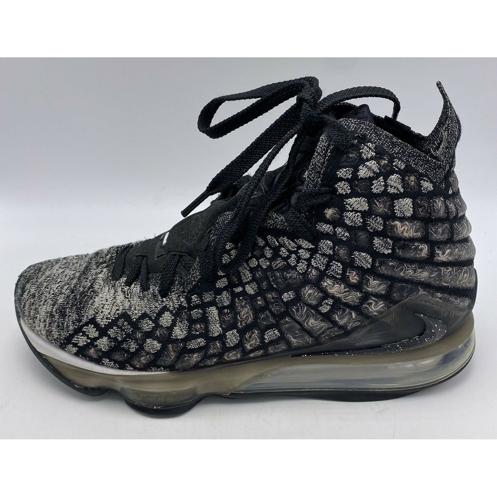Nike Lebron XVII 17 Basketball Shoes Mens 8 Black White Oreo BQ3177-002